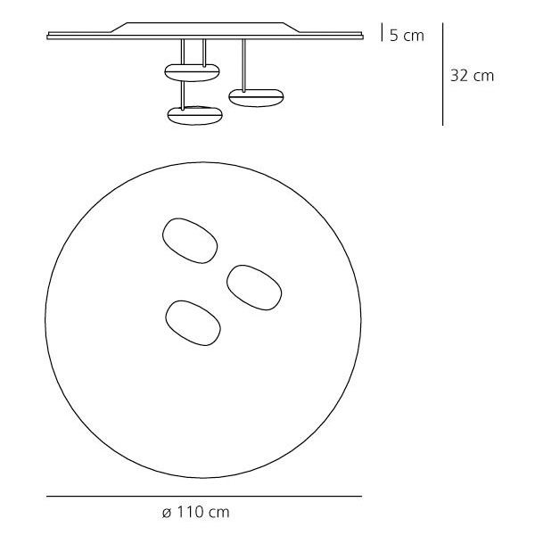 Artemide Droplet Soffitto