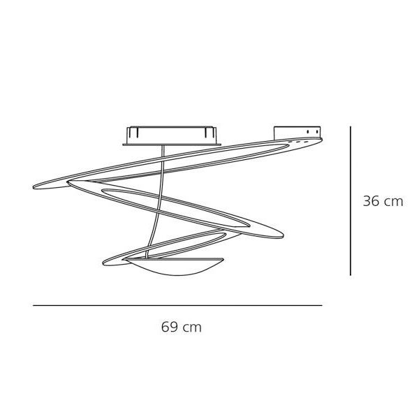 Artemide Pirce Mini Soffitto LED