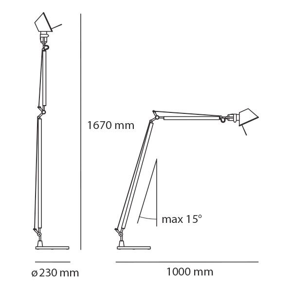 Artemide Tolomeo Lettura