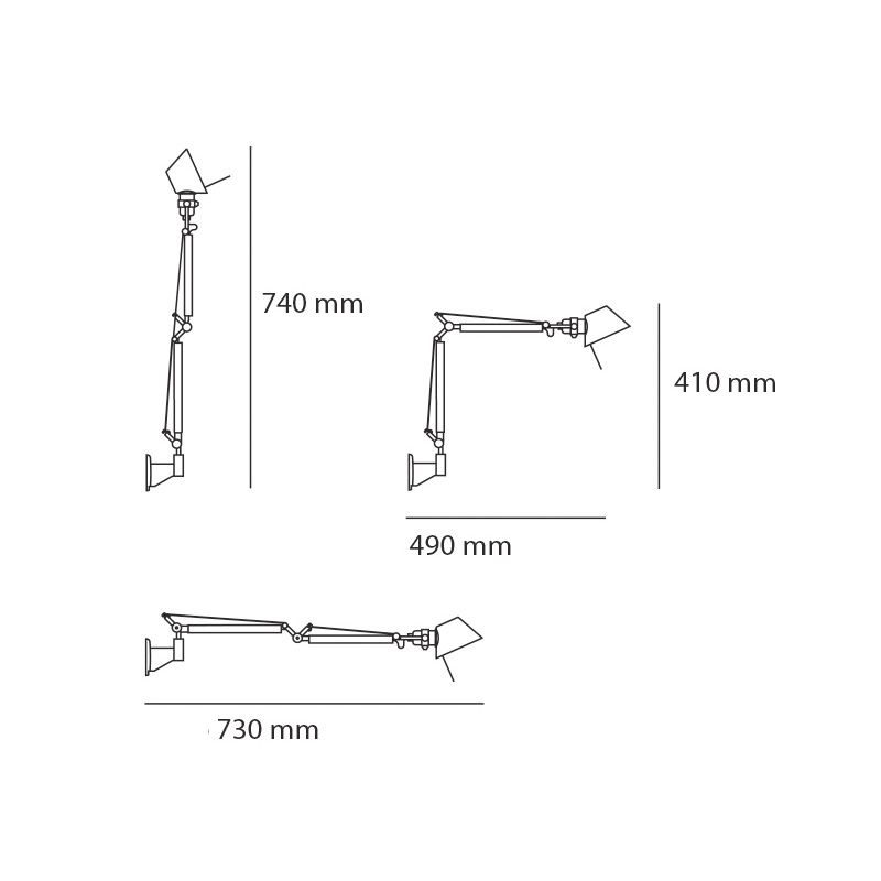 Artemide Tolomeo Micro Parete LED