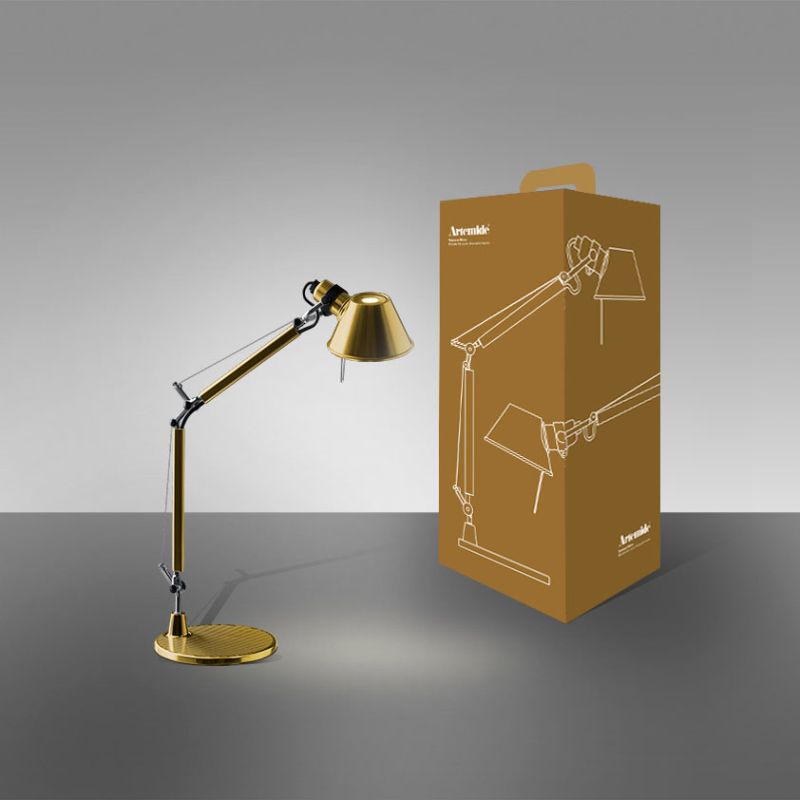 Tolomeo Micro Tavolo Gold Limited Edition Tolomeo Micro Tavolo Gold Limited Edition