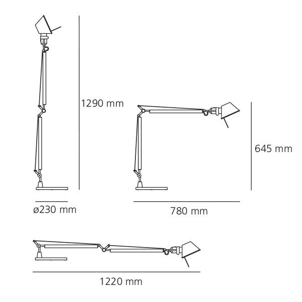 Artemide Tolomeo Tavolo LED