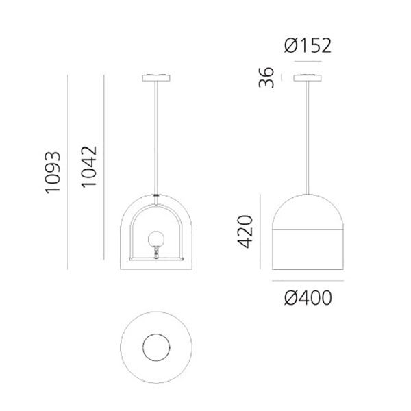 Artemide Yanzi Suspension Pendelleuchte