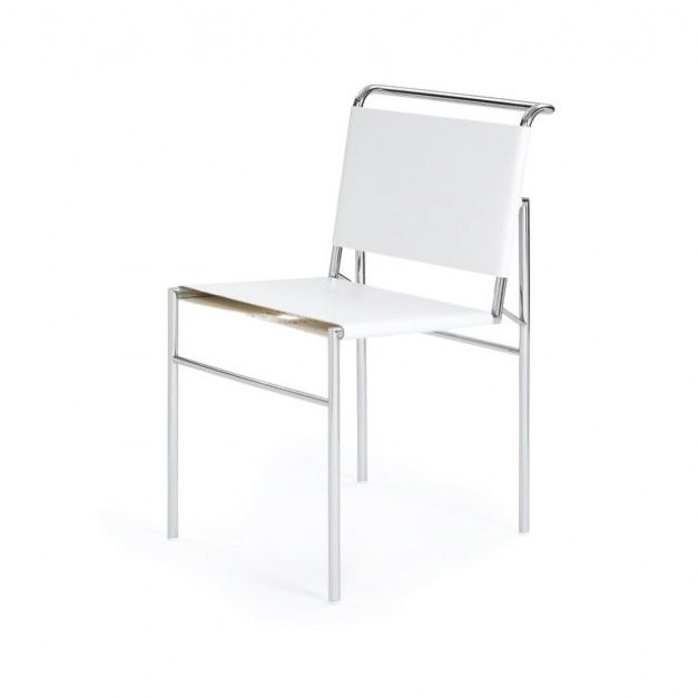ClassiCon Roquebrune in chrom mit weißem Leder