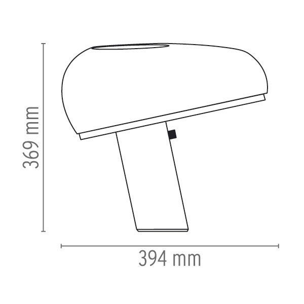 Flos Snoopy Größe