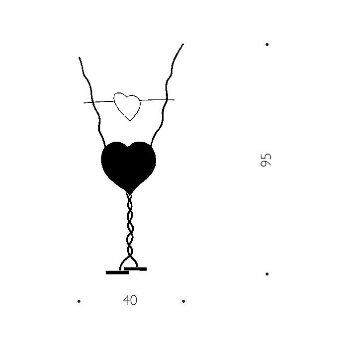 Ingo Maurer One From The Heart Größe Ingo Maurer One From The Heart Größe