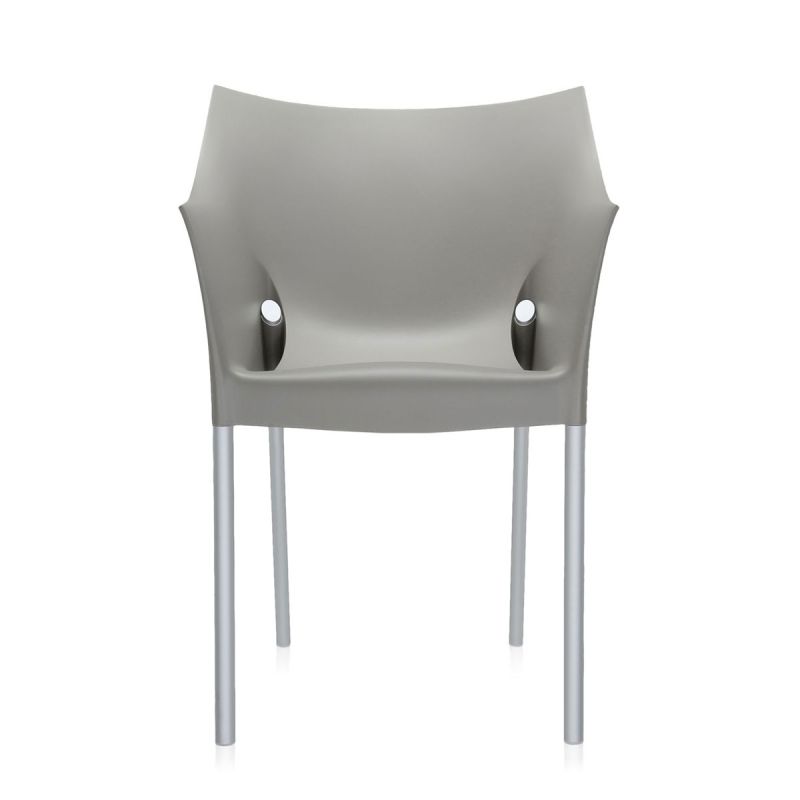 Kartell Stuhl Dr. No in mittelgrau