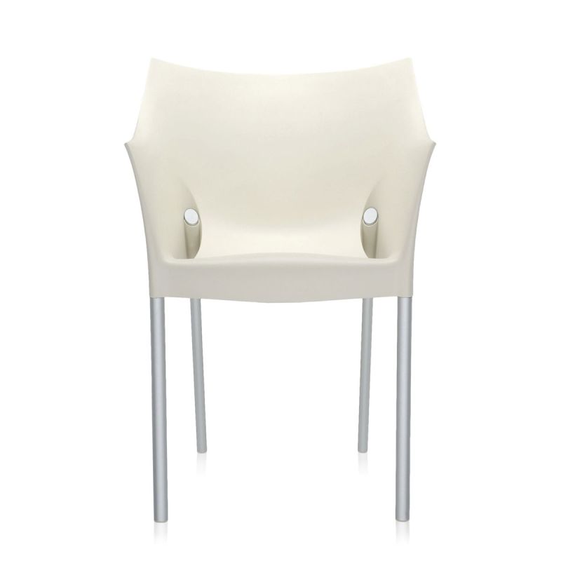 Kartell Stuhl Dr. No in wachsweiß