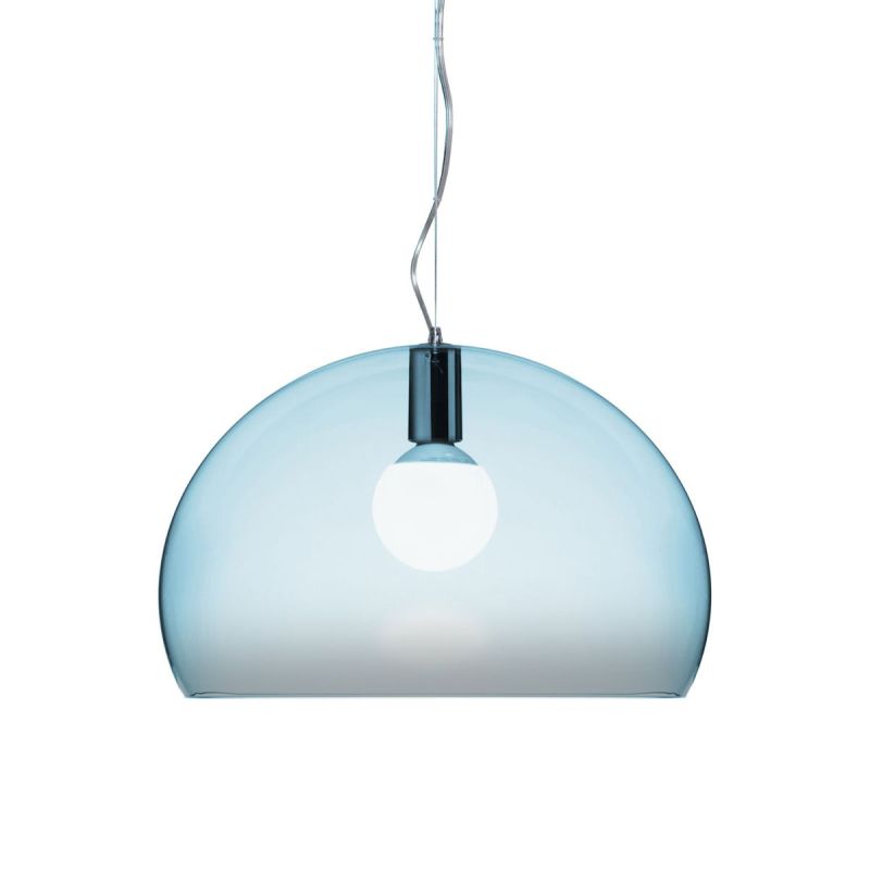 Kartell FL/Y Pendelleuchte himmelblau