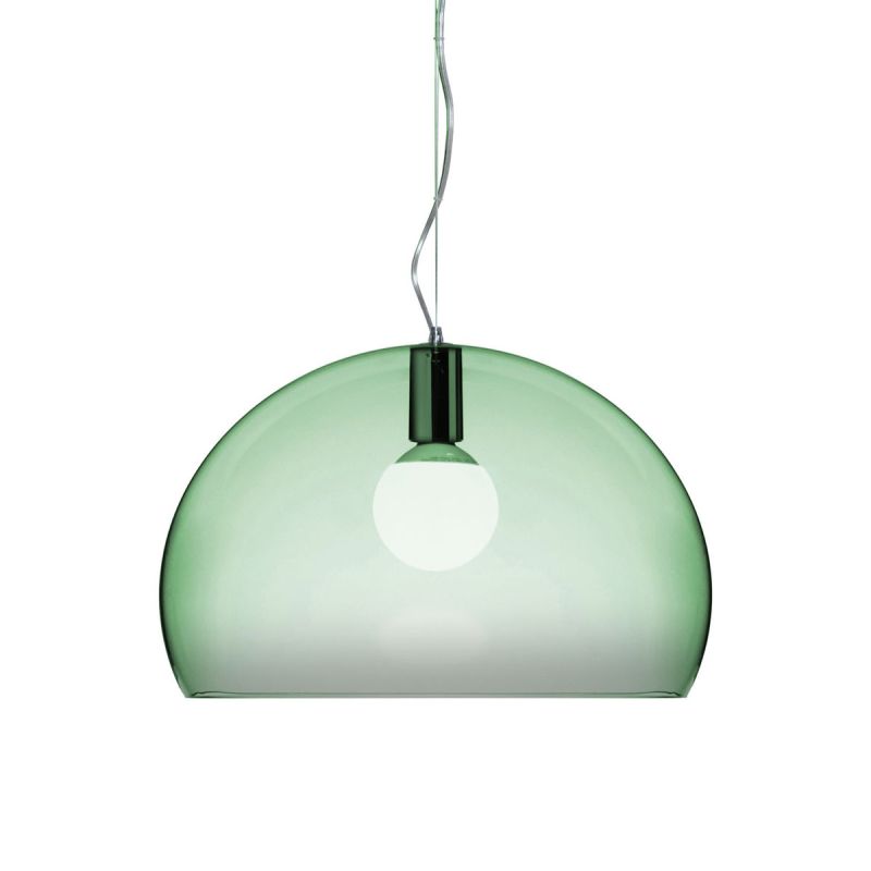 Kartell FL/Y Pendelleuchte salbeigrün