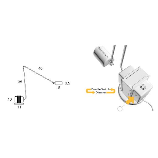 Lumina Daphine LED Tavolo Tischleuchte