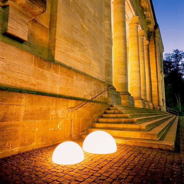 Moonlight Halbkugel weiß mit Aufschraubsockel Moonlight Halbkugel weiß mit Aufschraubsockel