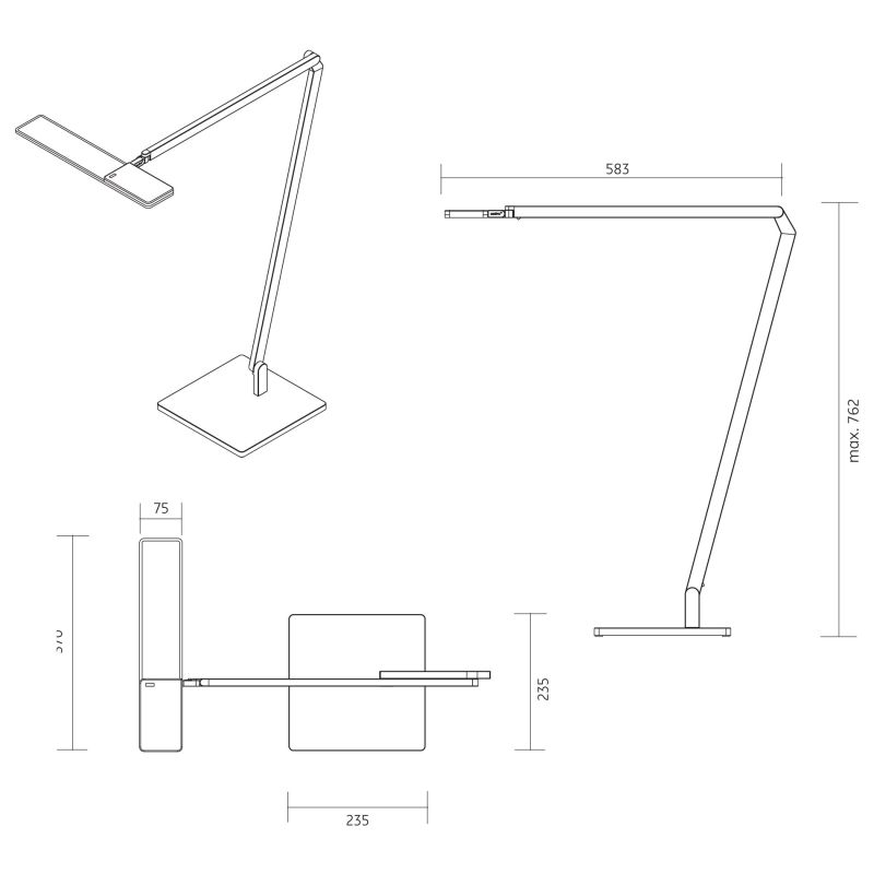 Nimbus Roxxane Office Schreibtischleuchte