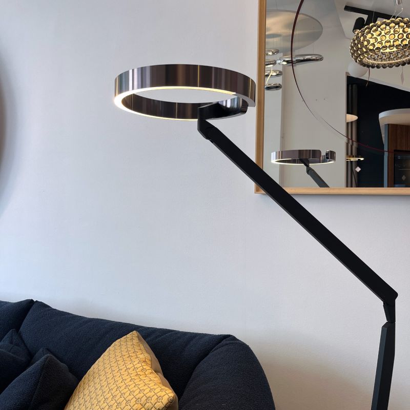 Gioia lettura Leseleuchte Ausstellungsstück (schwarz matt / phantom)