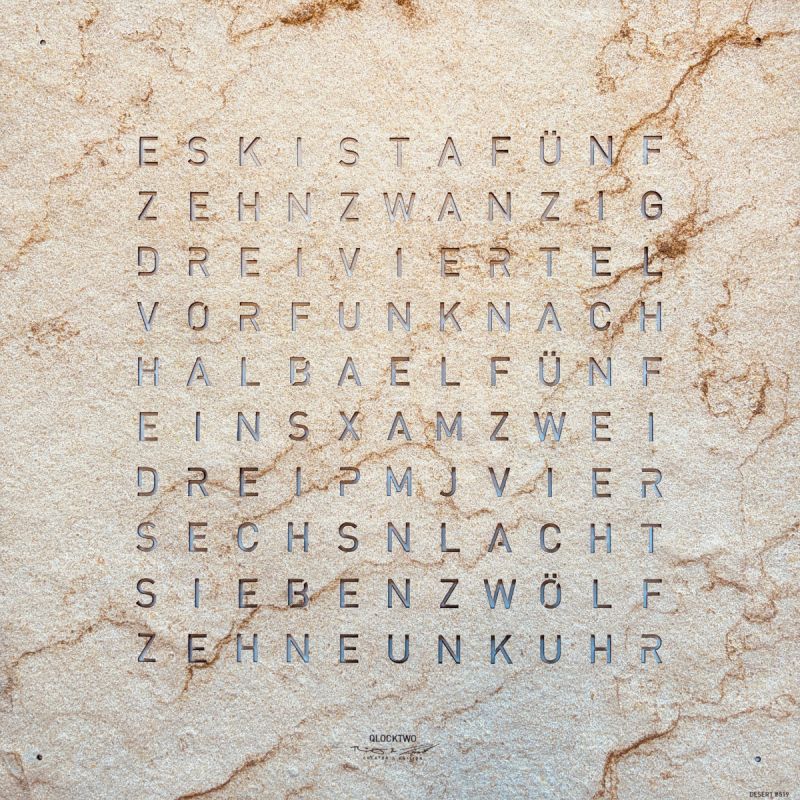 Earth 45 Uhr Ausstellungsstück (Deutsch, Desert / Marmor)