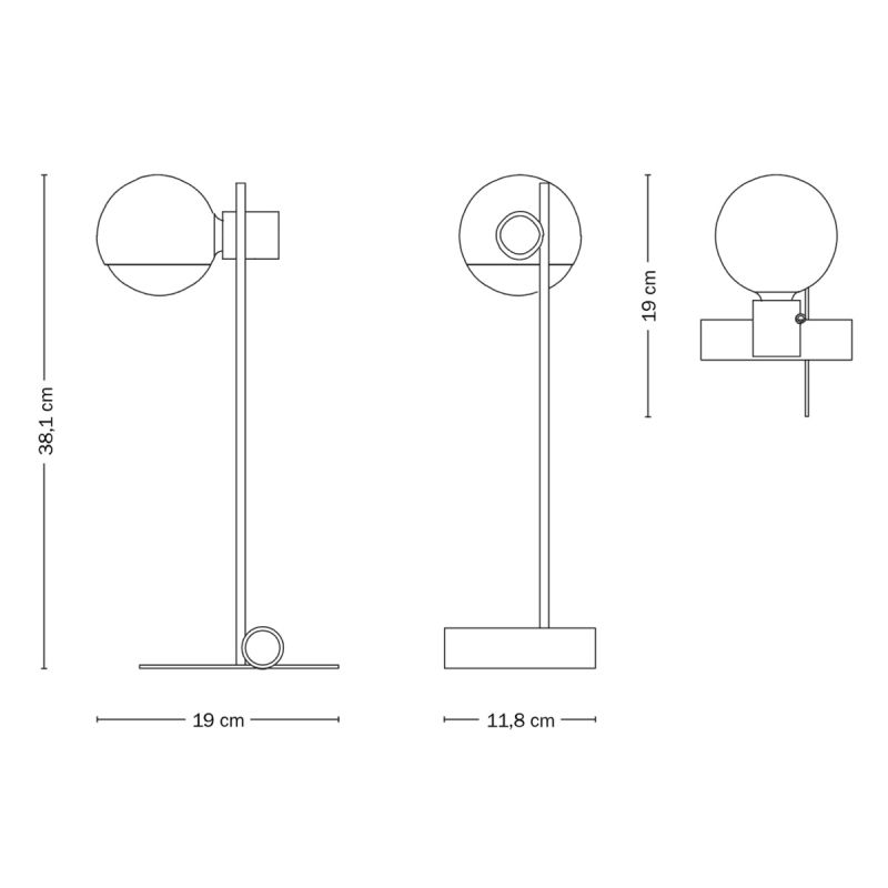 L25 Rietveld Tischleuchte