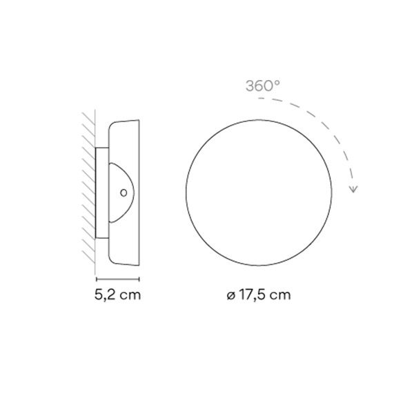 Dots 4670 Wandleuchte