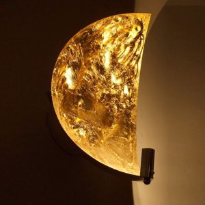 Catellani & Smith Wandleuchte Stchu Moon 05 mit Blattgold
