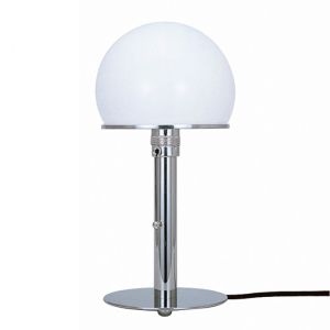 Tecnolumen Wagenfeld WA 24 Bauhaus Lampe vernickelt