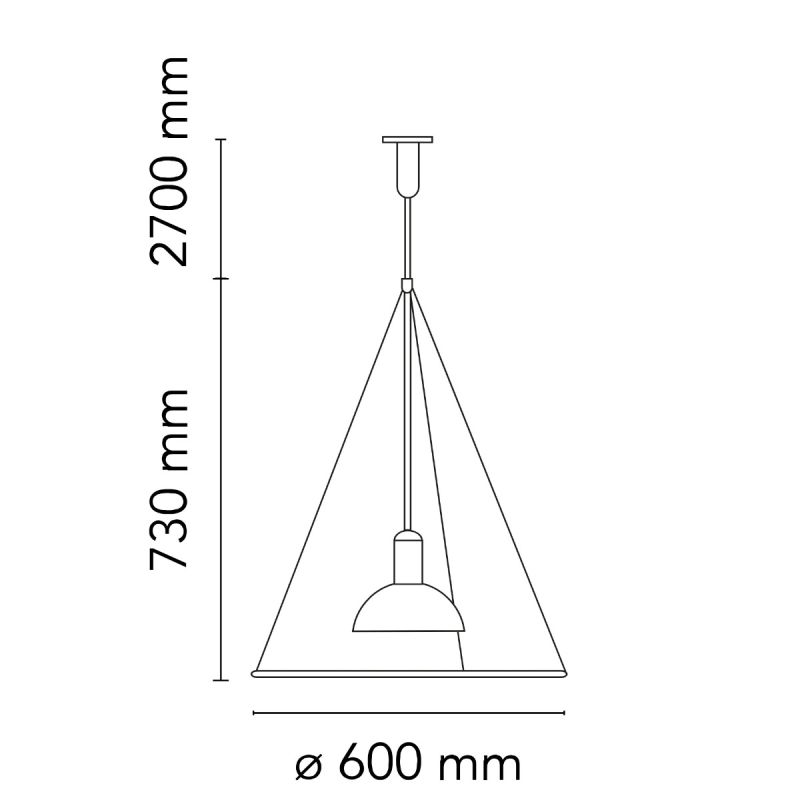 Frisbi Pendelleuchte