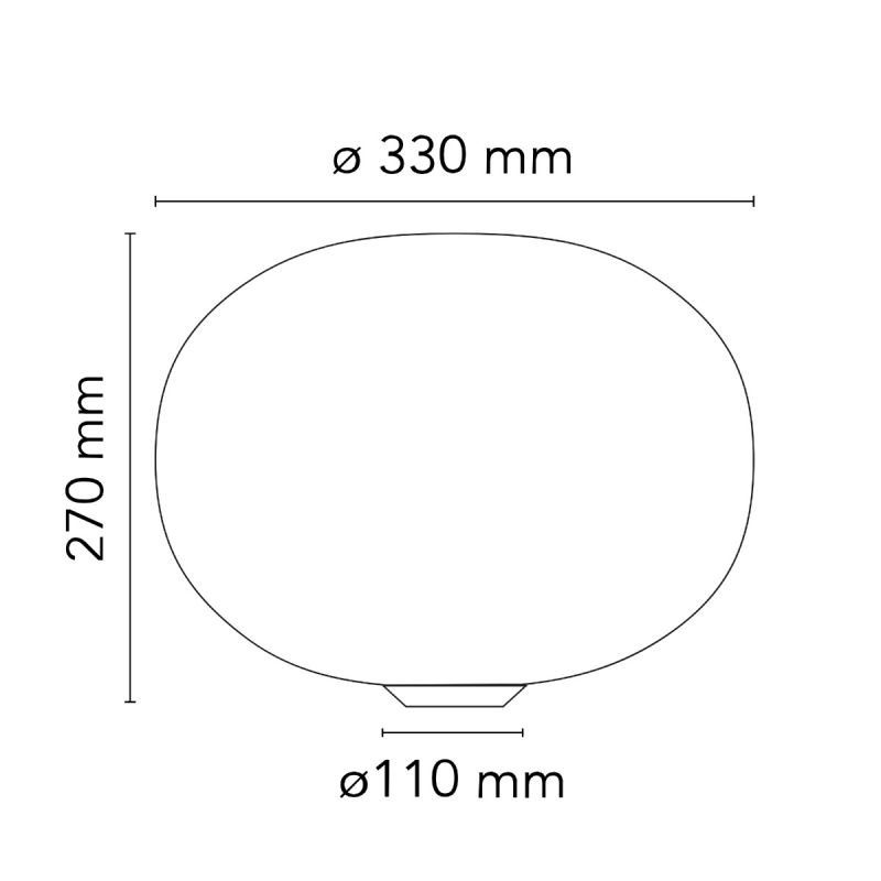 Glo-Ball Basic 1 Tischleuchte