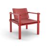 COR Farmer Sessel Stoff 5092 rot, Esche rot geölt