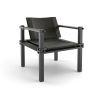 COR Farmer Sessel Stoff 5094 schwarz, Esche schwarz geölt