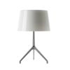 Foscarini Lumiere XXL Tischleuchte Körper alu / Schirm weiß
