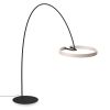 Occhio Mito largo Bogenleuchte Body schwarz-matt, Head gold matt