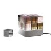 Tecnolumen Cubelight move 10 klare Würfel und je 4 Würfel in rosa und schwarz
